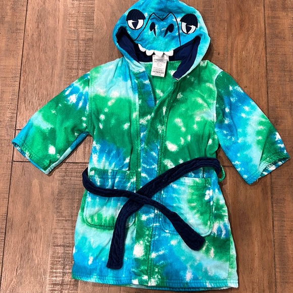 Saint Eve Kids Hooded Terry Swim and Beach Cover Up Robe - Picture 1 of 5